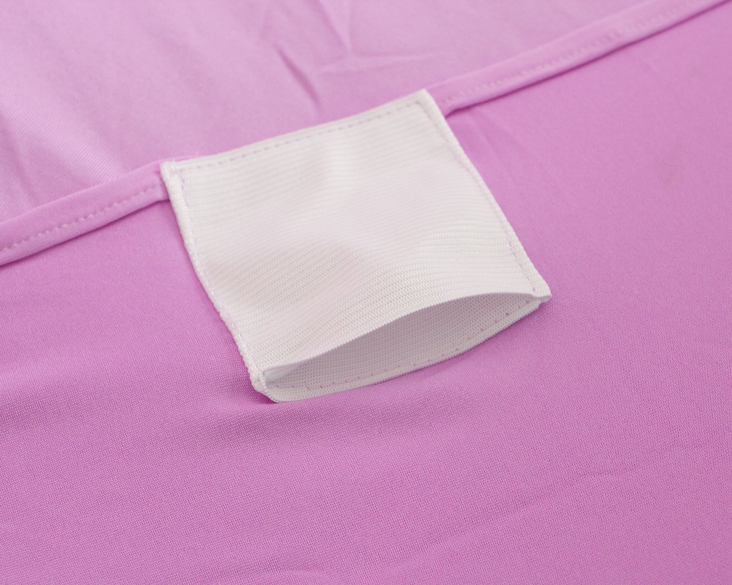 purple chair cover details