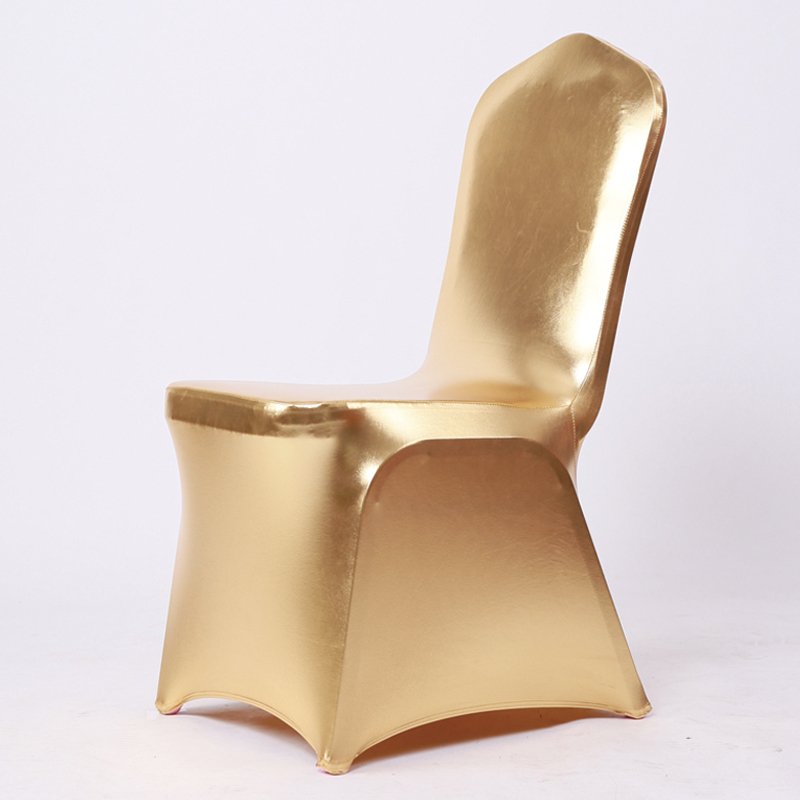 Gold Metallic chair cover